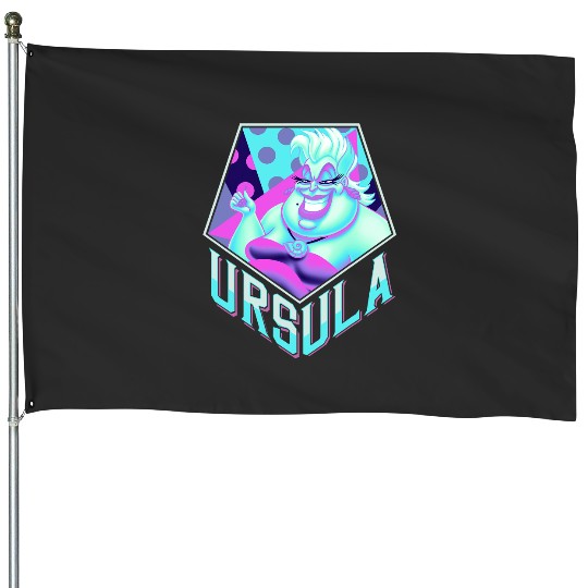 Disney Little Mermaid Ursula Pop Art Graphic House Flags