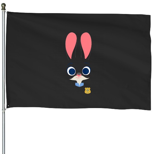 Disney Zootopia Officer Judy Hopps Face House Flags