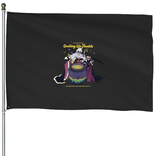 Disney Villains for Hire Potion Queens Cooking Up Trouble House Flags