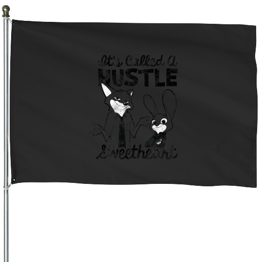 Disney Zootopia Nick Judy Its Called A Hustle Sweetheart House Flags
