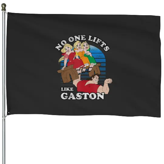 Disney Beauty And The Beast No One Lifts Like Gaston Tank Top House Flags
