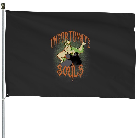 Disney Villains Halloween Ursula Unfortunate Souls House Flags