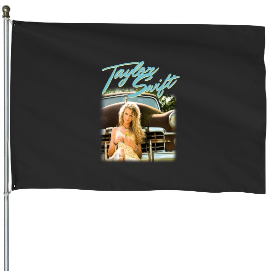 Discover Vintage Taylor The Eras Tour House Flags, Taylor Debut House Flags