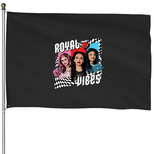 Disney Descendants 4 The Rise of Red Trio Royal Vibes House Flags