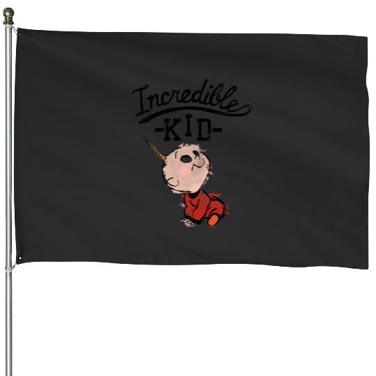 Disney Pixarss Incredibles 2 Super Kid Sketch Graphic House Flags