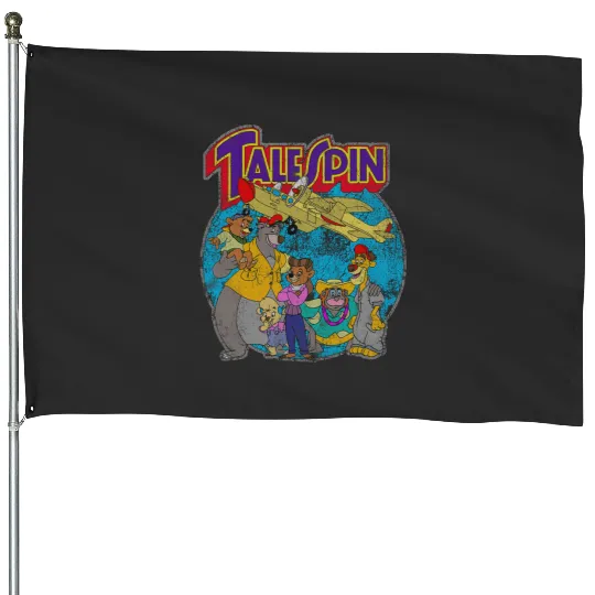 Disneys TaleSpin Graphic House Flags