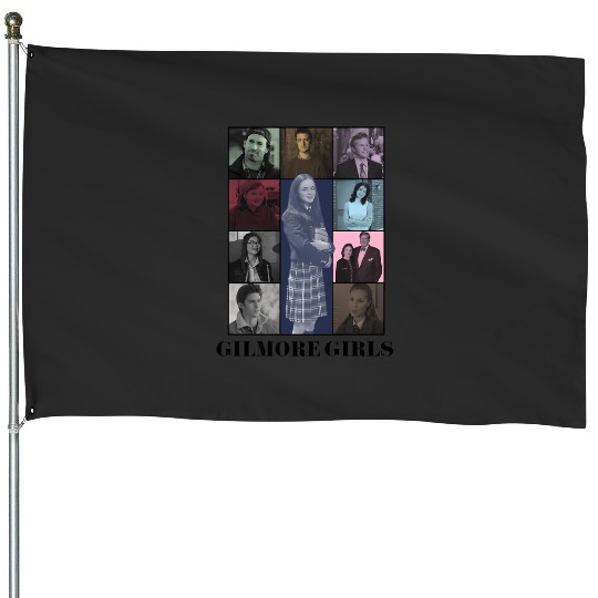 Gilmore Girls Eras Tour Poster (Black Print) 5033 House Flags