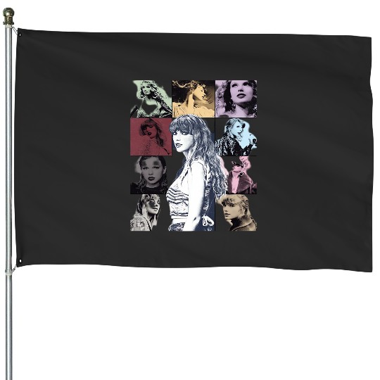 Discover the eras tour i counted days Sticker House Flags