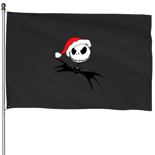 Disney Nightmare Before Christmas Santa Jack House Flags