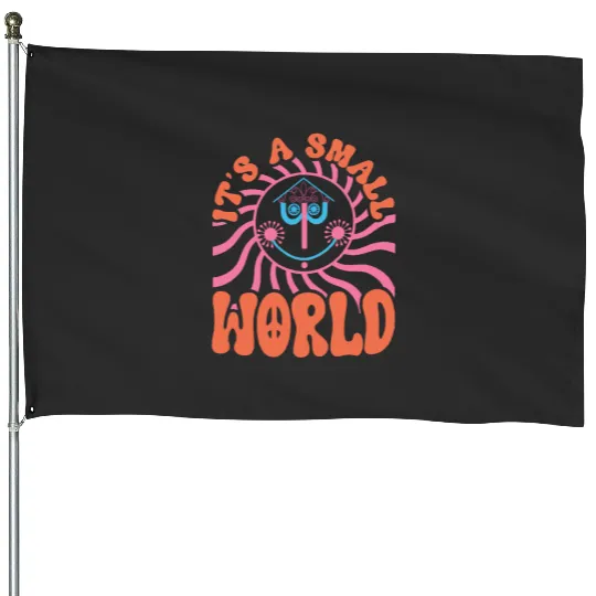 It's a Small World Disneyland House Flags, Animal Kingdom House Flags, Epcot House Flags
