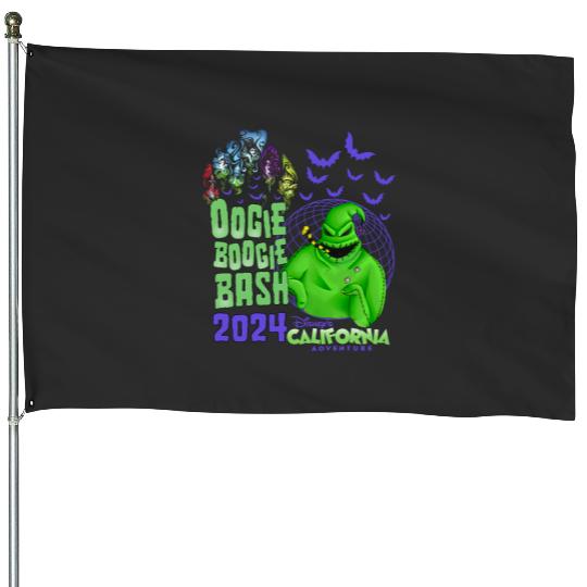 Disney California Adventure Oogie Boogie Bash 2024 House Flags, Nightmare Before Christmas