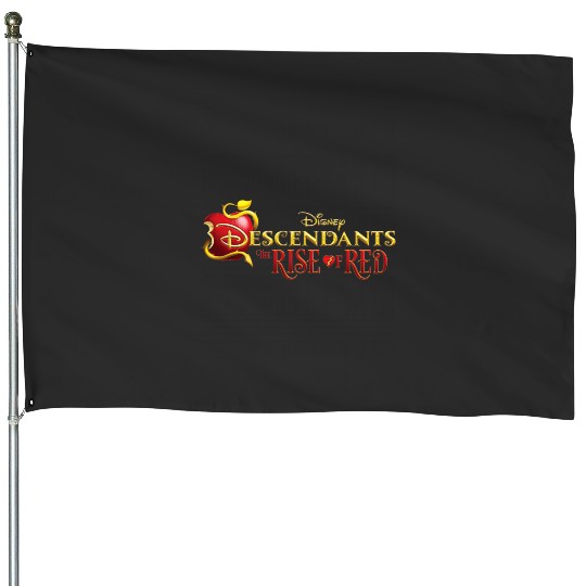 Discover Disney Descendants 4 The Rise of Red  Movie Logo House Flags