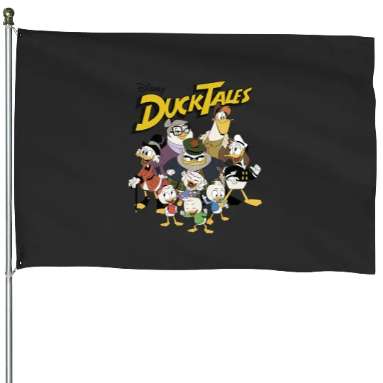 Disney DuckTales Group Shot Logo House Flags