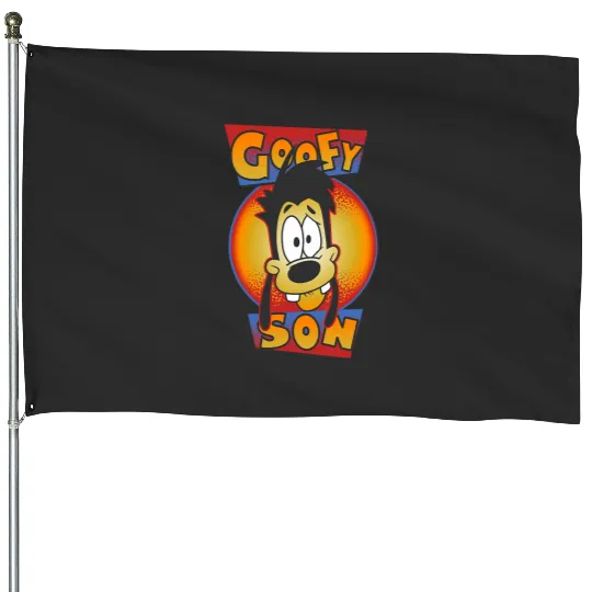 Discover Disney A Goofy Movie Max Goofy Son Big Face House Flags