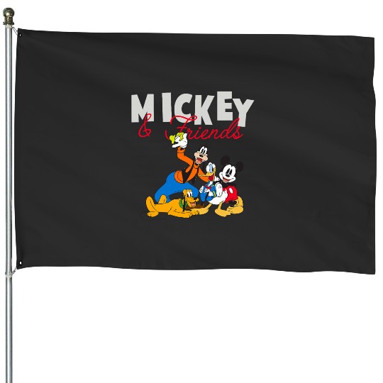 Discover Disney Mickey and Friends Squad House Flags