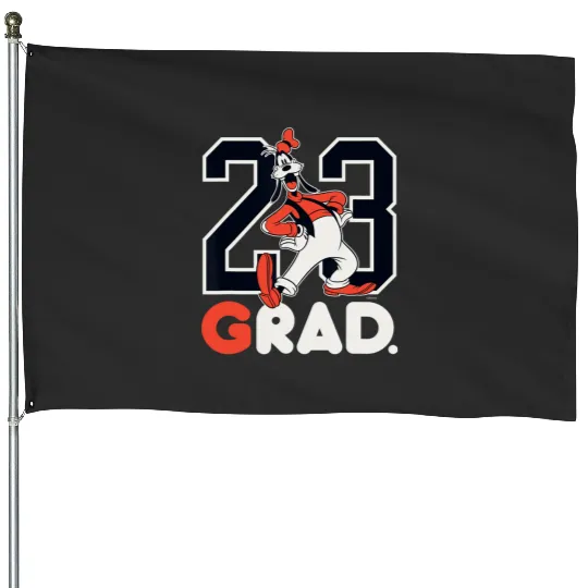 Disney Goofy Rad Grad Class of 23 Graduation 2023 House Flags