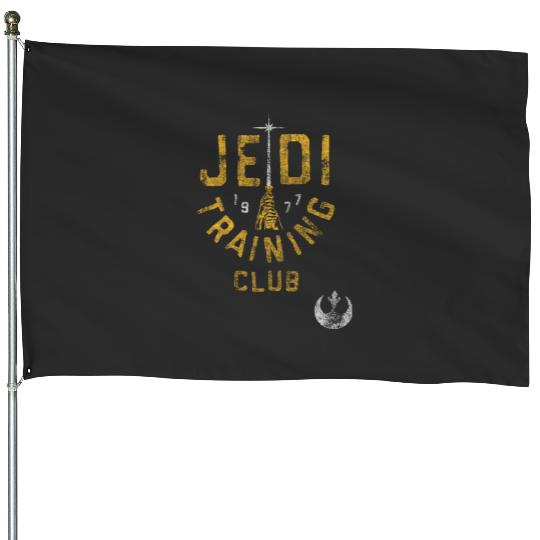 Star Warsss Jedi Training Club Distressed Rebels Disney Long Sleeve House Flags