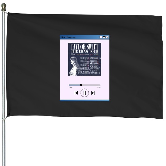 Discover Playlist Songs From Eras Tour 600 House Flags