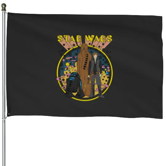 Star Warss Vintages Psych Rebels Disney House Flags