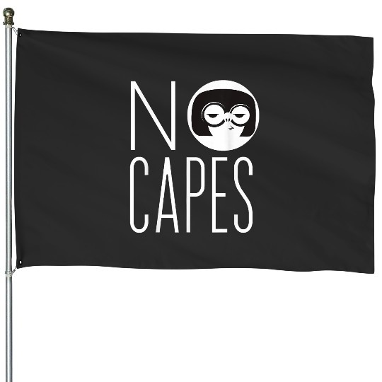 Disney Pixarss The Incredibles 2 Edna Mode No Capes Logo House Flags
