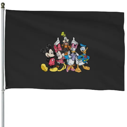 Discover Disney Mickey Mouse and Friends Short Sleeve House Flags
