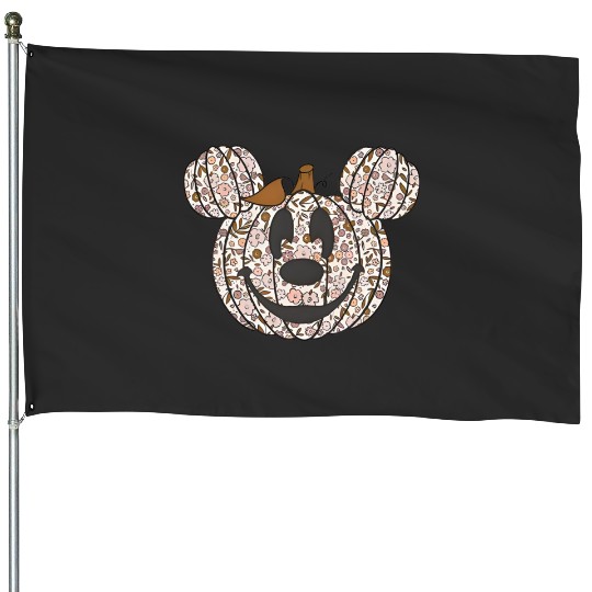 Mickey Pumpkin Head House Flags, Mickey Mouse Halloween House Flags, Disney Pumpkin House Flags, Jack o Lantern House Flags, Disney Halloween Sweater