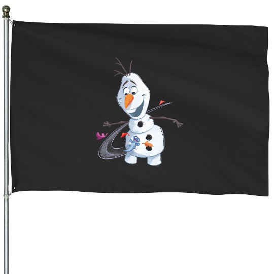 disney frozens 2 Olaf Mattias Autumn Fun House Flags