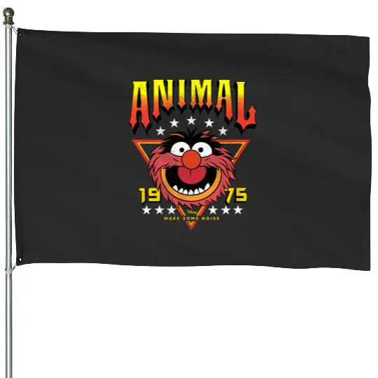 Disney band, music The Muppets Animal Band House Flags