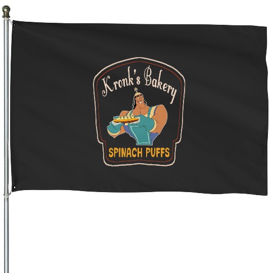 Funny Kronks Bakery Spinach Puffs, Disney Villains The Emperors New Groove Matching House Flags