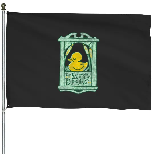 Disney Tangled The Snuggly Duckling Sign, Magic Kingdom House Flags