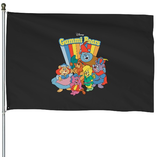 Discover Disney Rubber Bear Band Retro House Flags