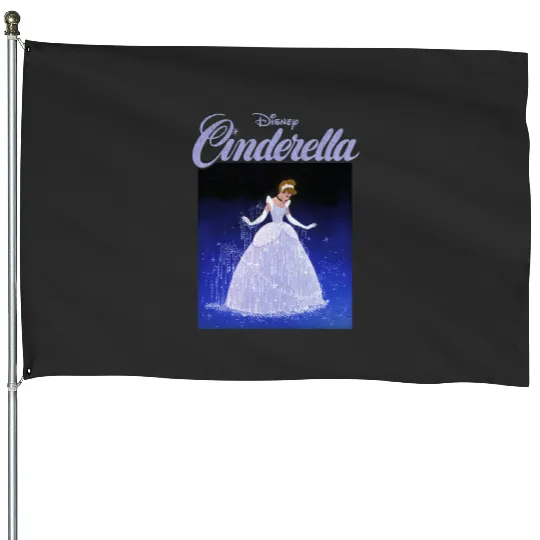 Discover Disney Cinde 70th Anniversary Cinde Dress Poster House Flags