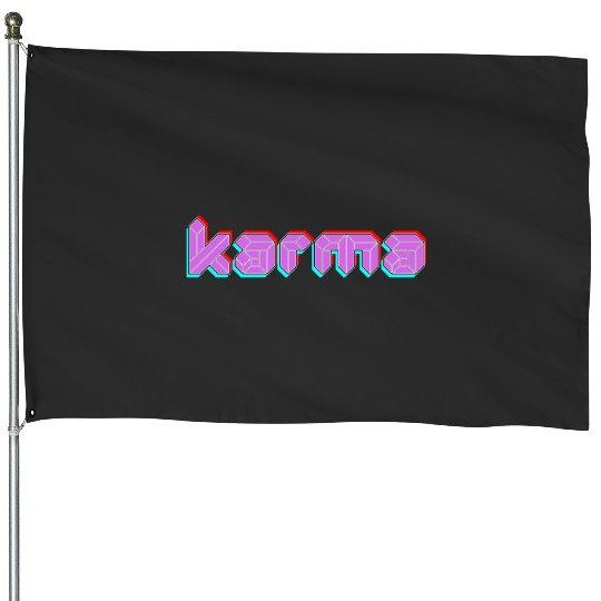 Karma is my boyfriend Eras Tour House Flags