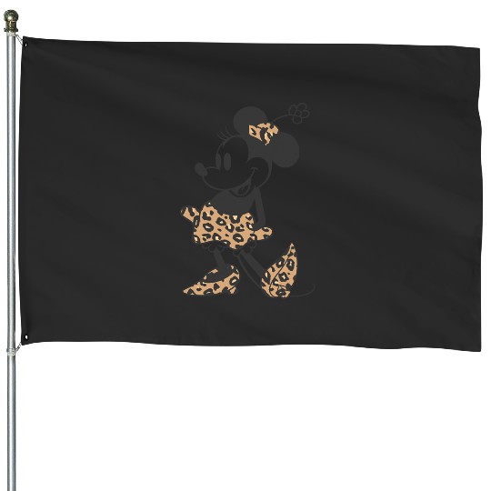 Disney Minnie Mouse Cheetah Print Outfit House Flags