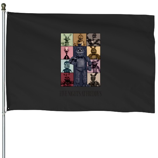 Five Nights At Freddys Eras Tour Essential House Flags