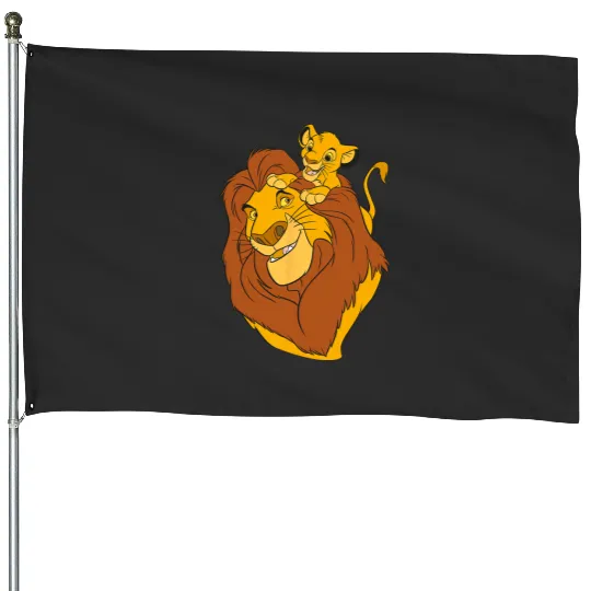 Disney The Lion King Simba and Mufasa Father and Son House Flags
