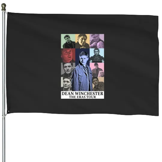 Dean Winchester Eras Tour Essential House Flags