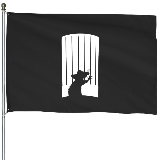 Disney and Pixar's Ratatouille Chef Hat Remy Silhouette House Flags