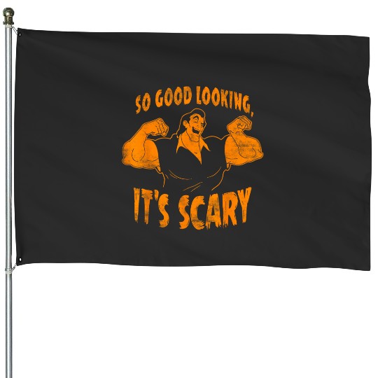 Disney Beauty And The Beast Gaston So Good Looking Halloween House Flags