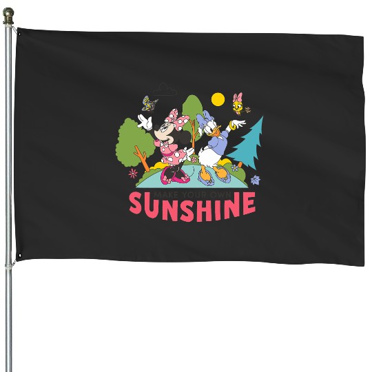 Disney Minnie Mouse Daisy Make Your Own Sunshine Camper House Flags