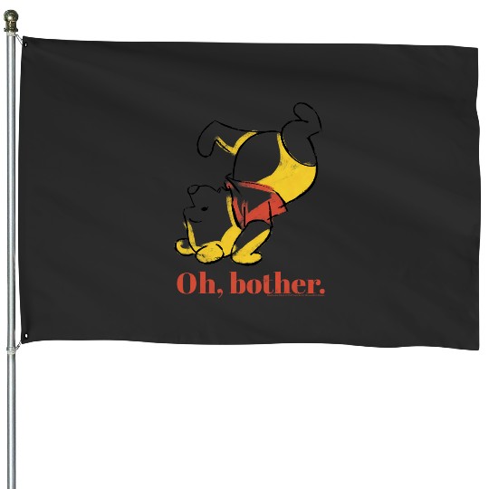 Discover Disney Winnie The Pooh Oh Bother Sketch House Flags