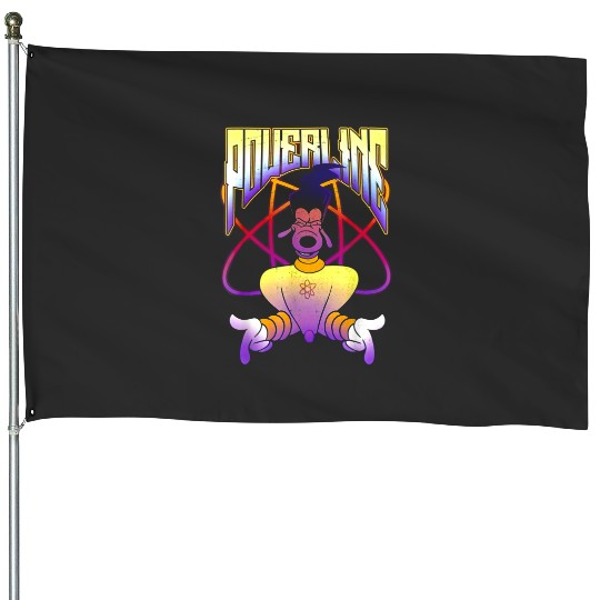 Disney A Goofy Movie Powerline Portrait T Shirt House Flags