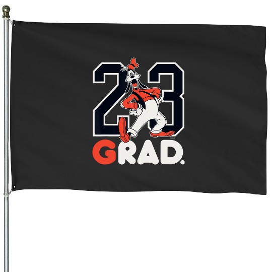 Disney Goofy Rad Grad Class of 23 Graduation 2023 House Flags