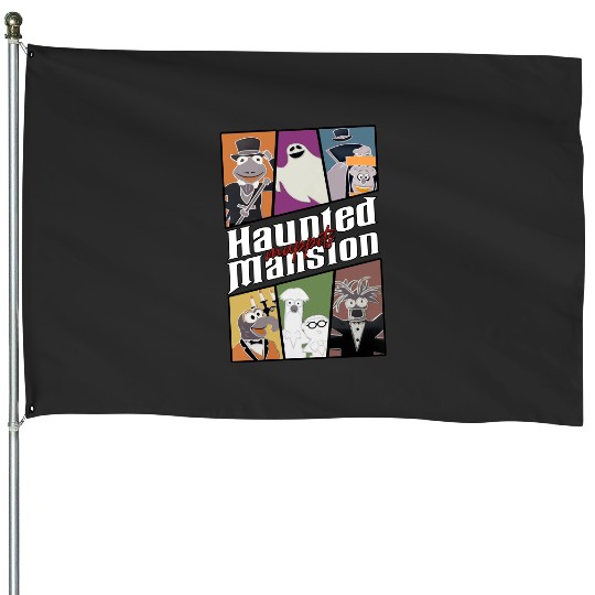 Muppets Haunted Mansion House Flags, Disney Haunted Mansion, Funny Disney Halloween