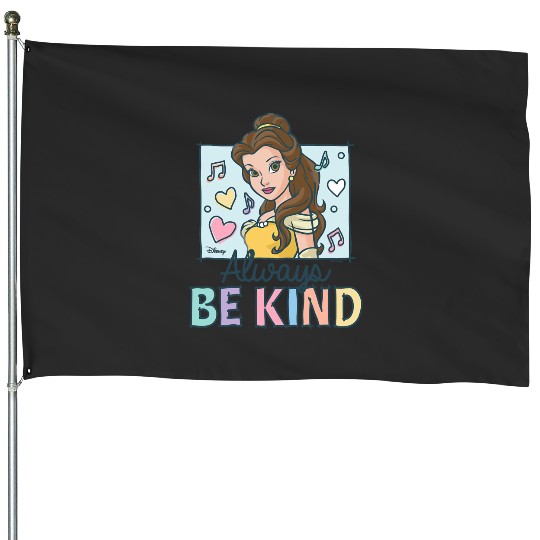 Disney Princess - Always Be Kind Belle House Flags