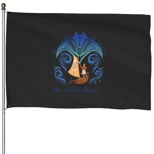 Disney Moana & Grandma Tala House Flags