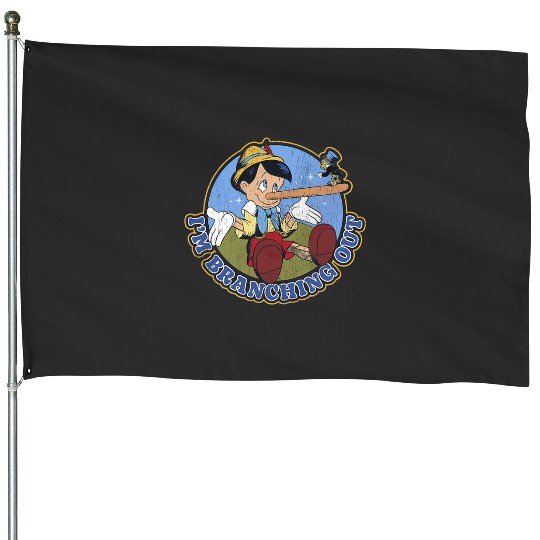 Disney Pinocchio Jiminy Cricket Branching Out House Flags