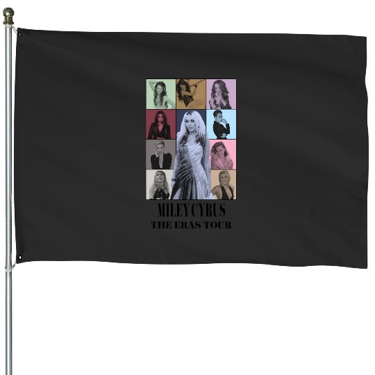 Miley Cyrus Eras Tour House Flags
