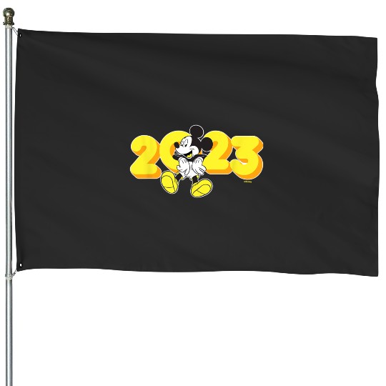 Disney Mickey Mouse Class of 2023 Graduation Hangin’ Out House Flags
