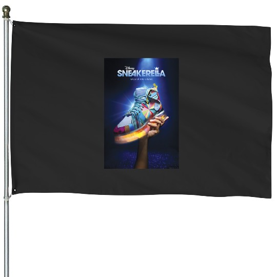 Disney Sneakerella Lace Up And Dream Sneaker Poster House Flags